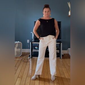 Madewell - Curvy Perfect Vintage Straight Workwear Pants NWOT